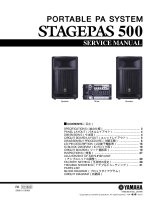 Yamaha STAGEPAS-500-C - Service Manual 